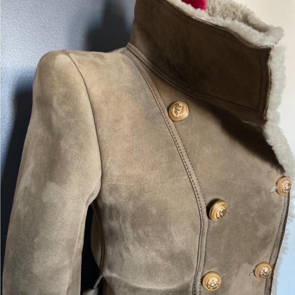 BALMAIN Shearling - Picture 8 of 17